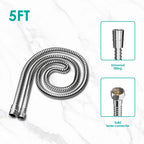 Round Rainfall Shower Head Combo