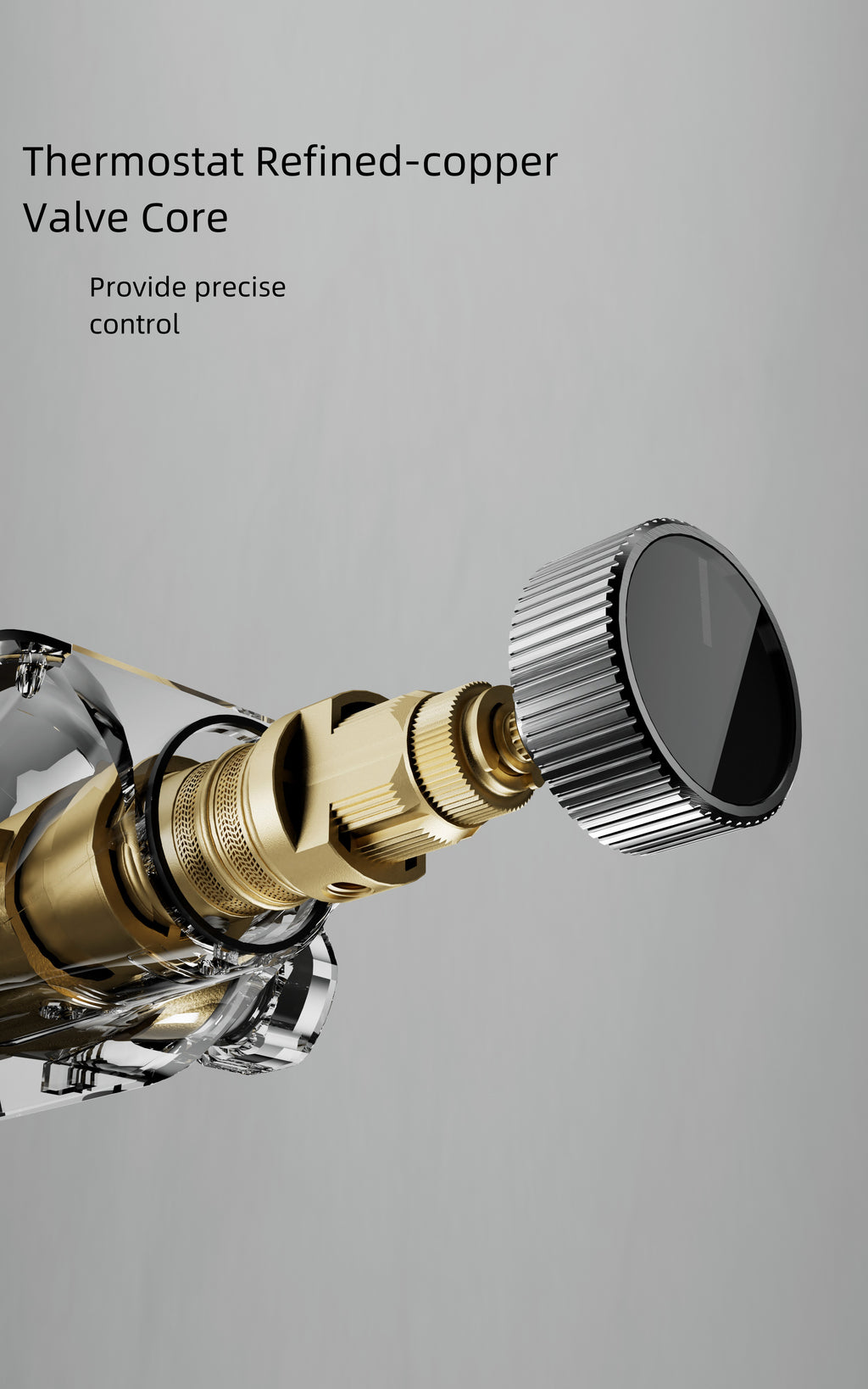 Jittgo Luxury shower system with piano key design E300H