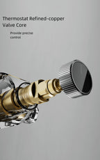 Jittgo Luxury shower system with piano key design E300H