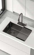 Jittgo thicken nano stainless steel waterfall single kitchen sink JT-N60