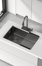 Jittgo thicken nano stainless steel waterfall single kitchen sink JT-N60