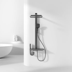 Jittgo intelligent thermostatic shower system with piano key design G70