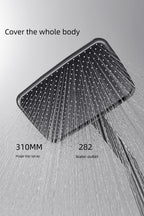 Jittgo intelligent thermostatic shower system with piano key design G70