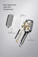 Jittgo intelligent thermostatic shower system with piano key design G70