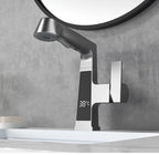 Jittgo Single-Hole Pull-Out Faucet with Temperature Display C350