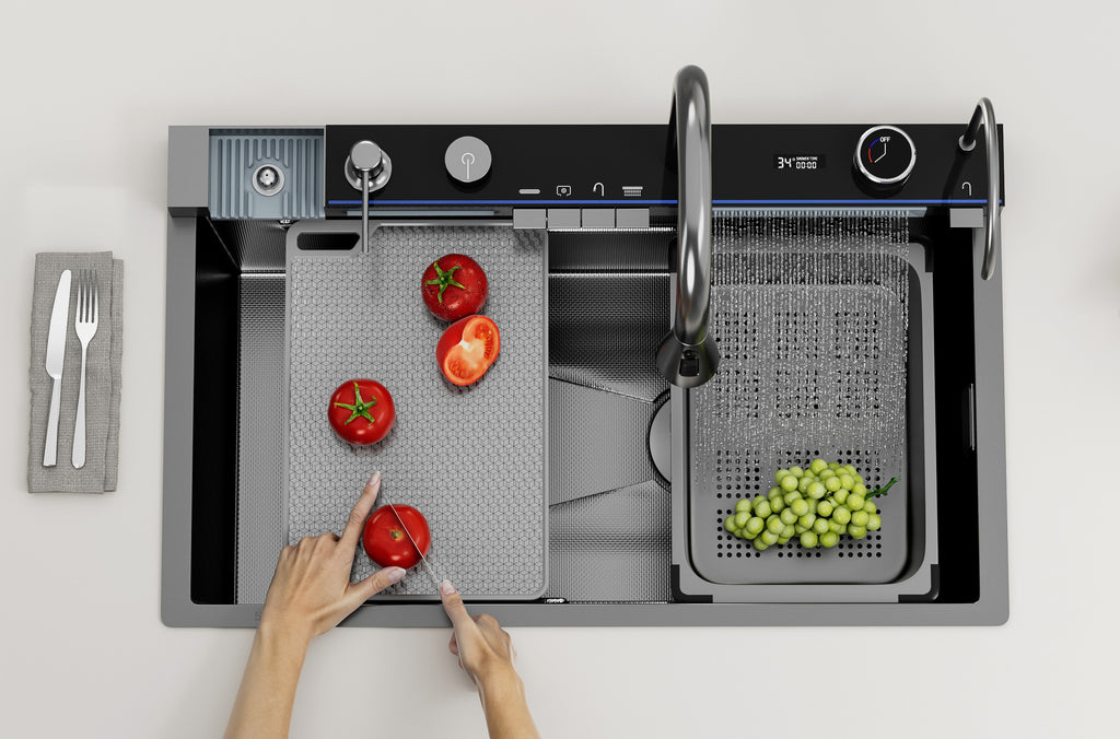 Jittgo nano  304 stainless steel waterfall single sink -N95P