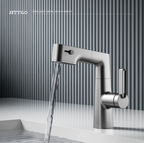 Jittgo Single-Hole Pull-Out Faucet with Temperature Display G450