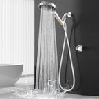 Filtered Headheld Shower Head，Chrome-Black
