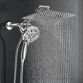 Square Rainfall Shower Head with Magnetic Handheld Combo