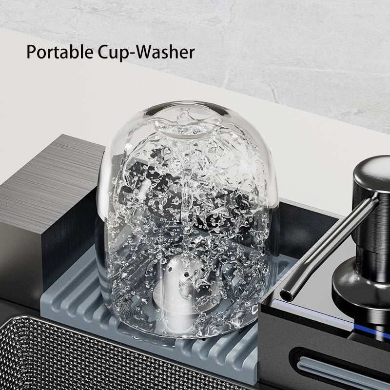 Jittgo nano  304 stainless steel waterfall single sink -N95P