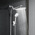 Round Rainfall Shower Head Combo
