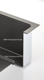 Jittgo waterfall 304stain steel single nano kitchenisnk JT-N95