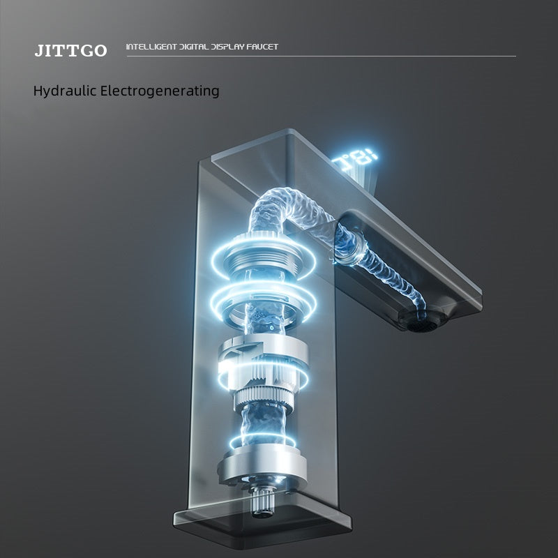 Jittgo Single-Hole Digital display thermostat Faucet JT -C260