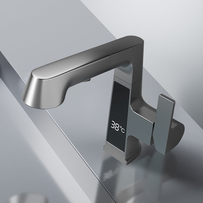 Jittgo Single-Hole Pull-Out Faucet with Temperature Display C350