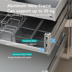 Pull Out Home Organizer Large Space Under-counter Plate Rack