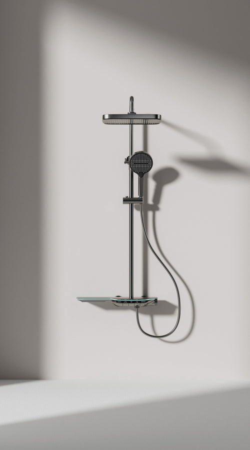 Jittgo Luxury shower system with piano key design E300H