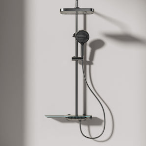 Jittgo Luxury shower system with piano key design E300H