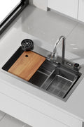Jittgo waterfall 304stain steel single nano kitchenisnk JT-N95