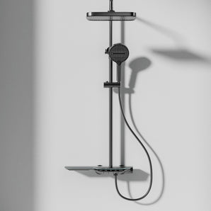 Jittgo Luxury shower system with piano key design E300H