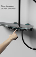 Jittgo Luxury shower system with piano key design E300H